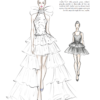 Printable Fashion Figure Templates : Fashion Sketchbook 10 Head Figures - Image 6