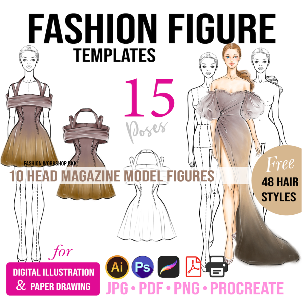 figure poses for fashion illustrator free pdf download