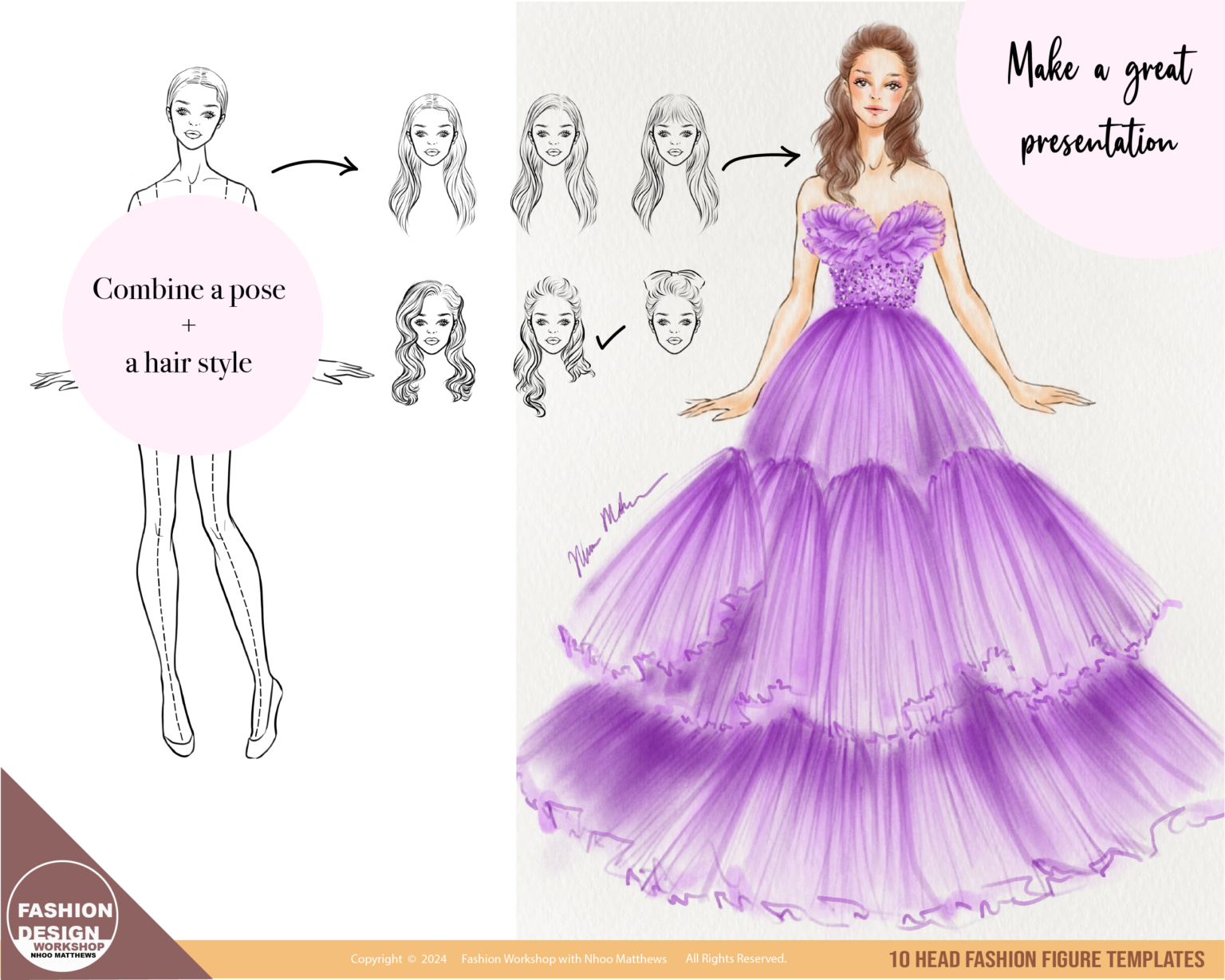 figure poses for fashion illustrator free pdf download