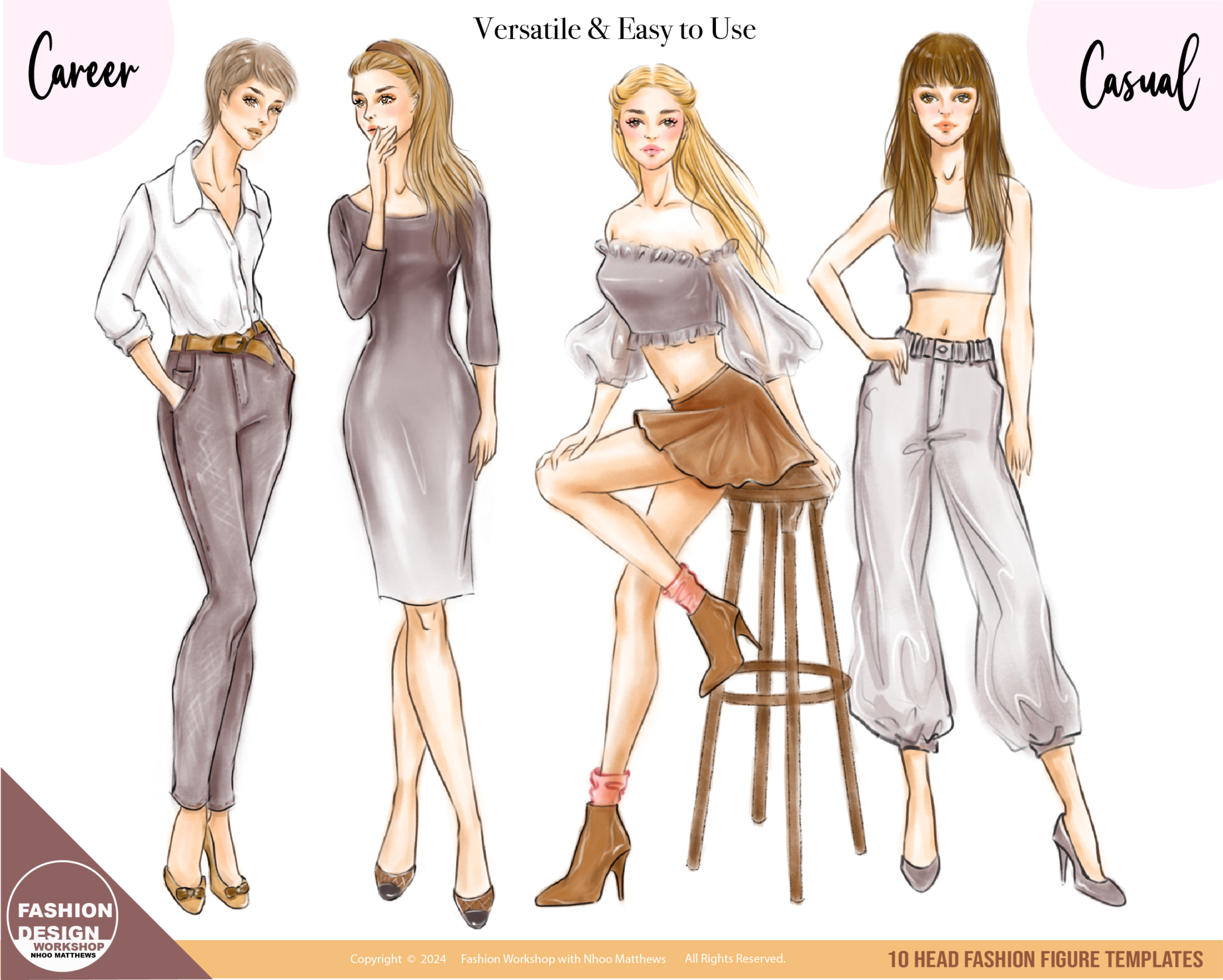 figure poses for fashion illustrators free download