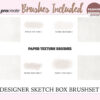 DESIGNER SKETCH BOX Procreate Brushes - Image 4
