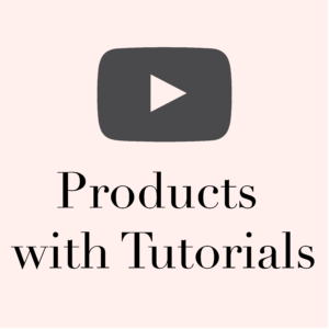 Products with tutorials