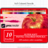 Super Soft Pastel Colored Pencils Procreate Brushes + 330 Colors - Image 2