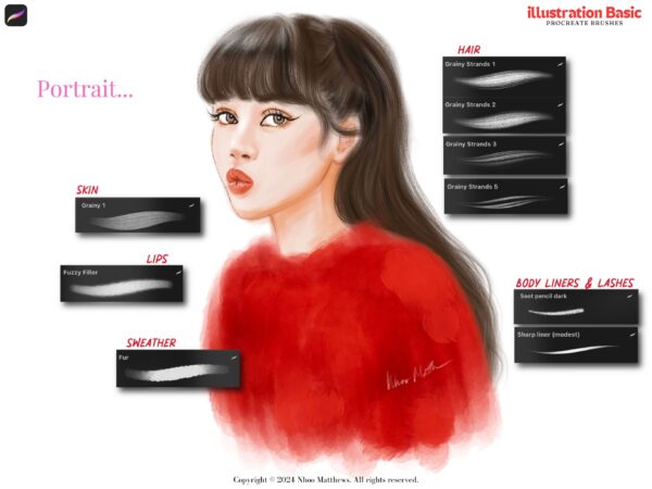 Illustration Basic Procreate Brushes - Image 3